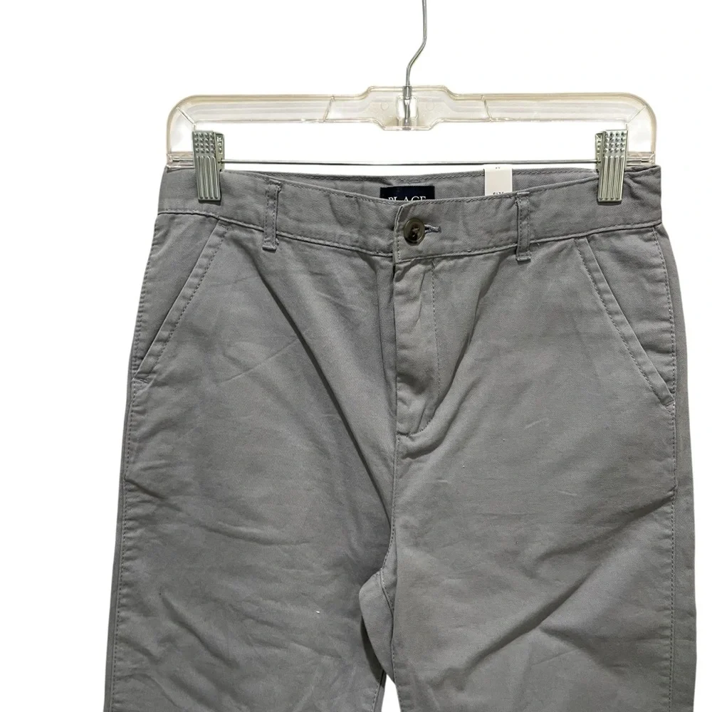 The Children's Place Flat Front Shorts Grey Boy’s Size 14